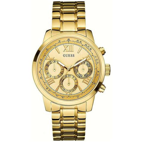 fake gold guess watch|guess gold tone watch.